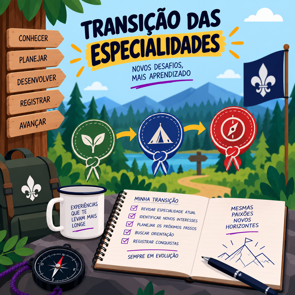 Transição das Especialidades